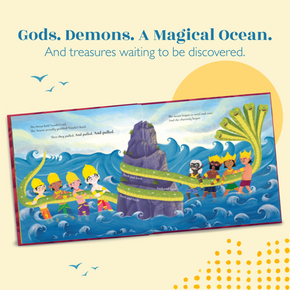 The Mountain, the Serpent, and the Sea – Indian mythology picture book for kids ages 5+, image 2