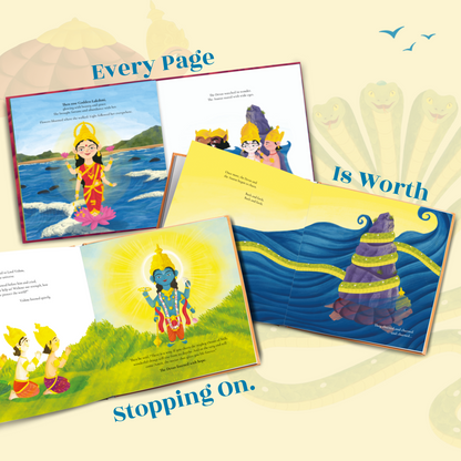 The Mountain, the Serpent, and the Sea – Indian mythology picture book for kids ages 5+, image 3