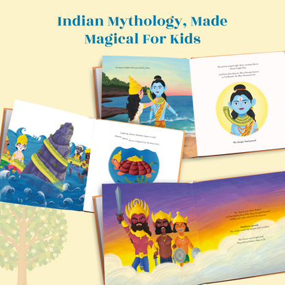 The Mountain, the Serpent, and the Sea – Indian mythology picture book for kids ages 5+, image 5