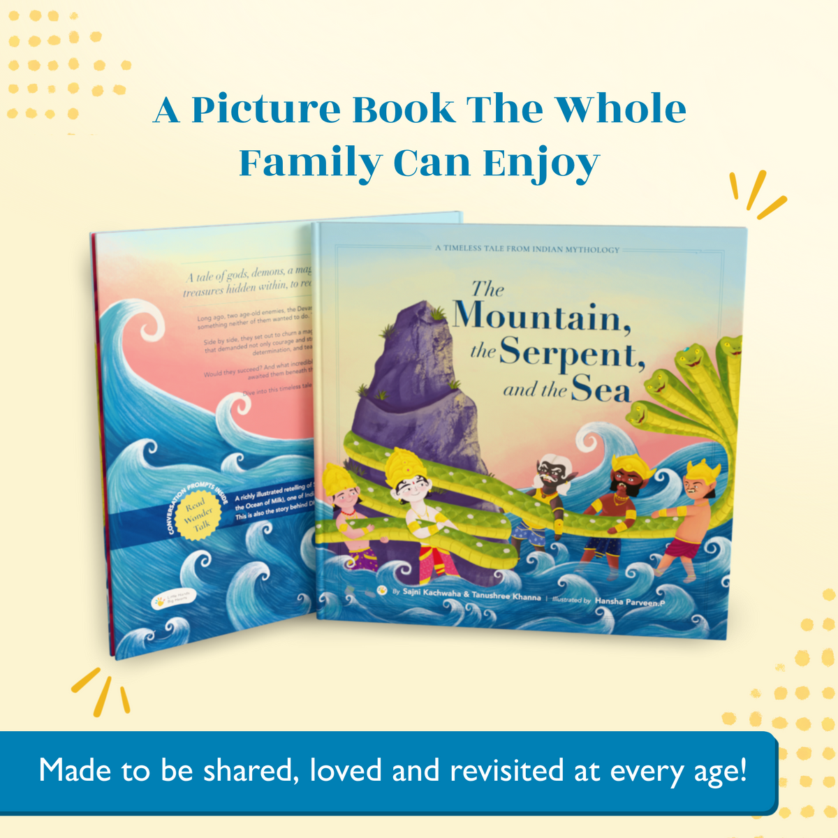 The Mountain, the Serpent, and the Sea – Indian mythology picture book for kids ages 5+, image 4